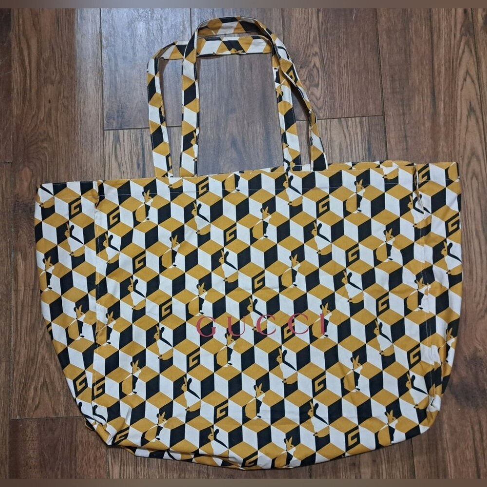 Gucci shopping bag Tote Gift Bag Large XL17.5h x 7.5d x 22w